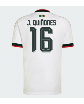 Billige Fotballdrakt Mexico Julian Quinones #16 Replika Bortedrakt VM 2026 Kortermet Billige Fotballdrakt Mexico Julian Quinones #16 Replika Bortedrakt VM 2026 Kortermet